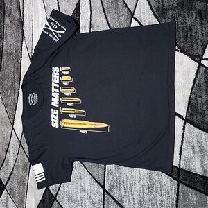 GRUNT STYLE SIZE MATTERS BLACK 2XL TEE-SHIRT